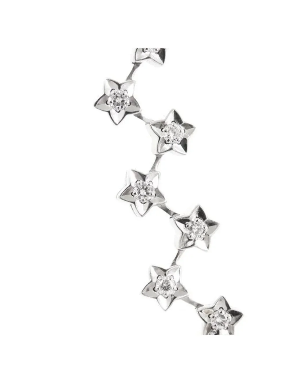 Chanel Drop Earrings White Gold 18K Diamond Comet Collection